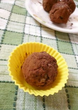 焼き芋で　サツマイモトリュフ♬♪-レシピのメイン写真
