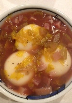 セロリの洋風お雑煮-レシピのメイン写真