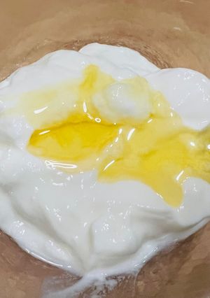 Ｒ1を種菌に使い♾️無限はちみつヨーグルト-レシピのメイン写真