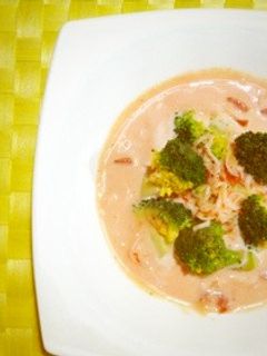 ブロッコリーのトマトホットミルク煮-レシピのメイン写真