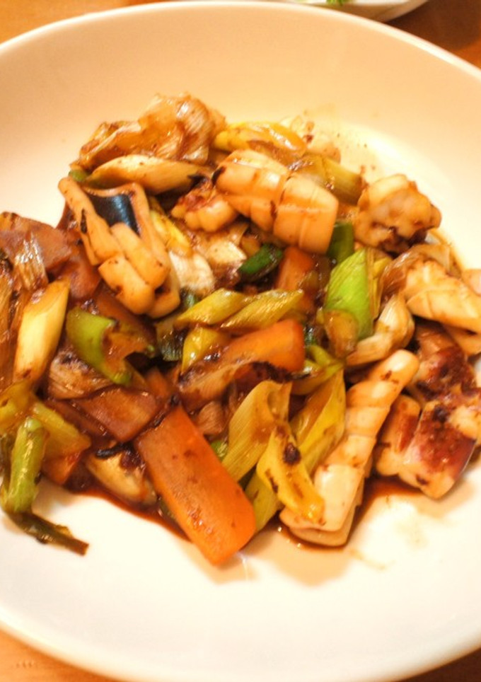 いかと野菜の甘みそ炒め-レシピのメイン写真