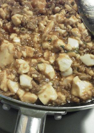 計量無し！簡単節約♪焼き肉のタレ麻婆豆腐-レシピのメイン写真