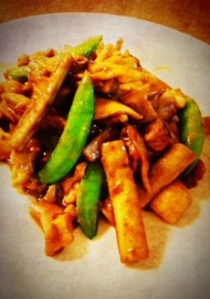 ご飯がススムごぼうのカレー炒め-レシピのメイン写真
