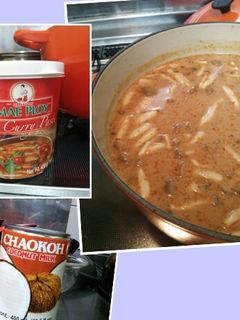 簡単タイ風カレー レッドカレー-レシピのメイン写真