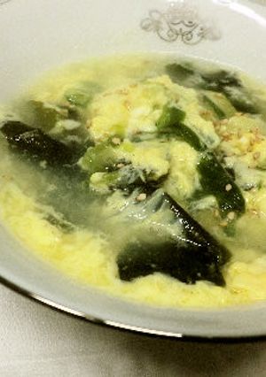 調味料不要の簡単「卵スープ」-レシピのメイン写真