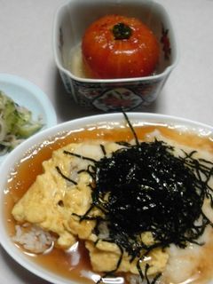 ふわとろ!とろろあんかけ和風オムライス-レシピのメイン写真