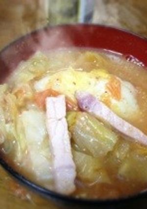 トマト＆味噌の変わり雑煮-レシピのメイン写真