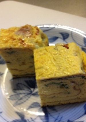 鶏と三つ葉のたまご焼き-レシピのメイン写真