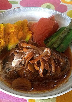 煮込みハンバーグ-レシピのメイン写真