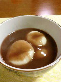 お汁粉二人分-レシピのメイン写真
