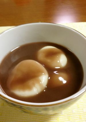 お汁粉二人分-レシピのメイン写真