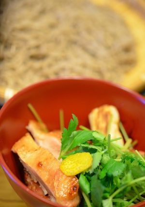 年越しそばにも！簡単に『鶏せいろ蕎麦』-レシピのメイン写真