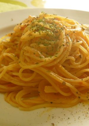 簡単☆ツナと玉ねぎのトマトクリームパスタ-レシピのメイン写真