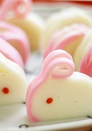 かまぼこ飾り切り【うさぎ】-レシピのメイン写真
