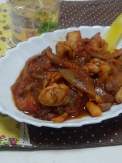 鶏肉のトマト煮込み-レシピのメイン写真