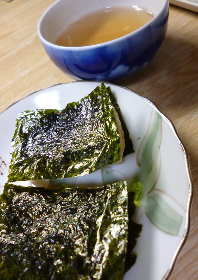 切りもちで磯辺焼き(わさび風味)-レシピのメイン写真