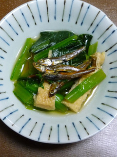 おせちリメイク*小松菜とごまめの煮びたし-レシピのメイン写真