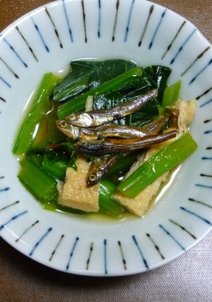 おせちリメイク＊小松菜とごまめの煮びたし-レシピのメイン写真