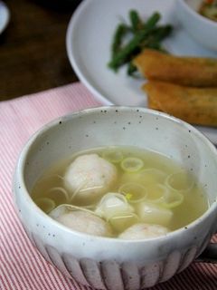 えびとはんぺんのお団子中華スープ-レシピのメイン写真