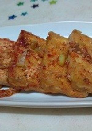 韓国のおかず　豆腐のピリ辛煮-レシピのメイン写真