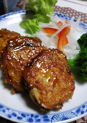 鶏ひき肉で和風ハンバーグ♪-レシピのメイン写真