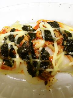 激うま!簡単お餅のキムマヨ焼き-レシピのメイン写真