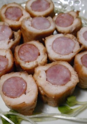 お弁当に！ウインナーのささ身巻き-レシピのメイン写真