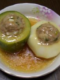 かぶときゅうりの☆肉詰め煮-レシピのメイン写真