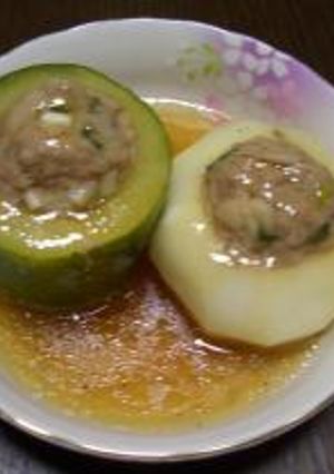 かぶときゅうりの☆肉詰め煮-レシピのメイン写真