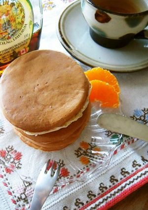 まっくろバナナのパンケーキ　-レシピのメイン写真