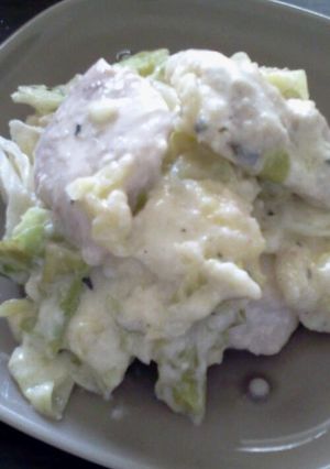 鶏肉とキャベツのマヨチーズ蒸し(^^♪-レシピのメイン写真