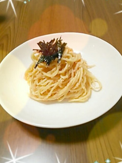 簡単早い!材料2つのたらスパ♪-レシピのメイン写真