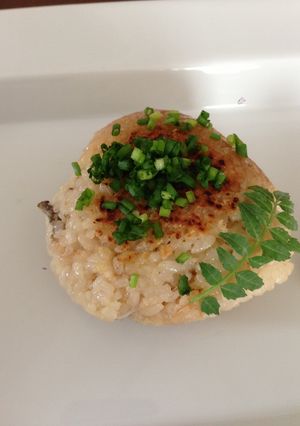 鯛めしの焼きおにぎり-レシピのメイン写真