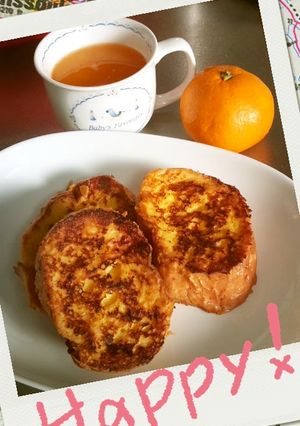 ワンピースナミのみかんフレンチトースト-レシピのメイン写真