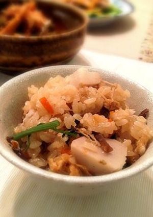 里芋入り☆めちゃうま山菜おこわ-レシピのメイン写真