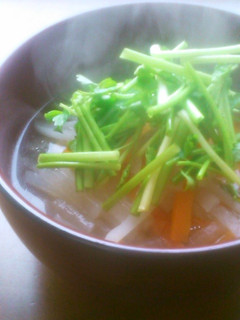 野菜たっぷり 仙台風お雑煮-レシピのメイン写真