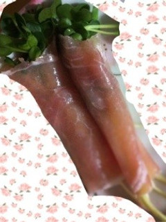 かいわれ大根の生ハム巻-レシピのメイン写真