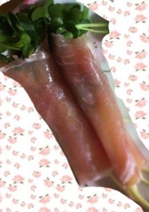 かいわれ大根の生ハム巻-レシピのメイン写真