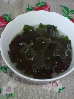 王道!わかめスープ-レシピのメイン写真