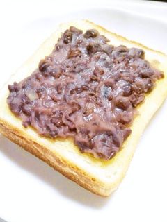 芳醇❤酒粕あずきトースト-レシピのメイン写真