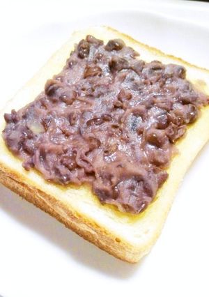 芳醇❤酒粕あずきトースト-レシピのメイン写真