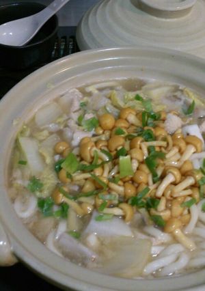 味噌いも煮込みうどん(^-^)-レシピのメイン写真