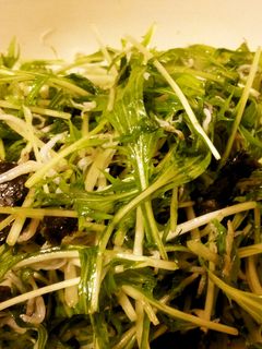 とっても簡単*水菜としらすのサラダ*-レシピのメイン写真