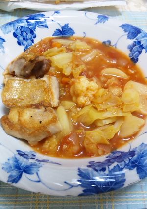 冬野菜のラタトゥイユ・チキンソテー添え☆-レシピのメイン写真
