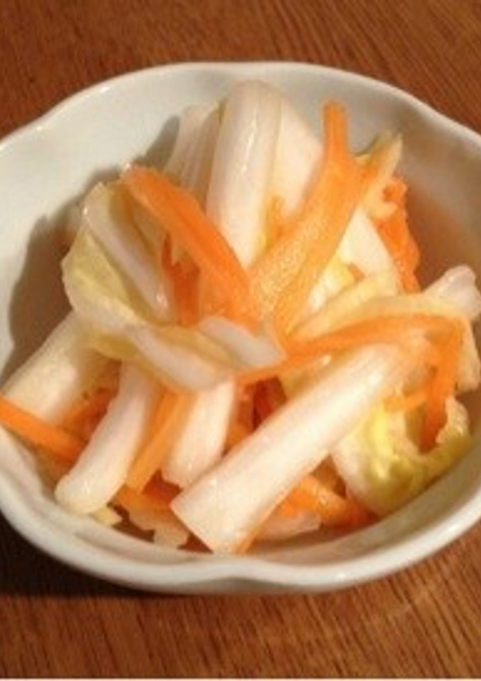 白菜と人参の甘酢漬-レシピのメイン写真