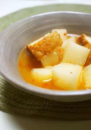 長芋と厚揚げのぽかぽかスープ-レシピのメイン写真