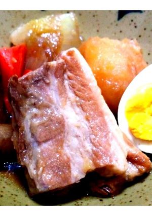 圧力鍋で柔らか＊豚の角煮-レシピのメイン写真