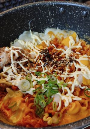 魚介のうま味で！　ブルダック炒め麺！-レシピのメイン写真