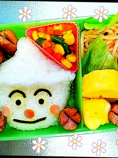 キャラ弁 アンパンマン~てんどんまん-レシピのメイン写真