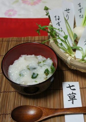 ♥七草粥♥簡単お餅入りトロトロ七草粥♡-レシピのメイン写真